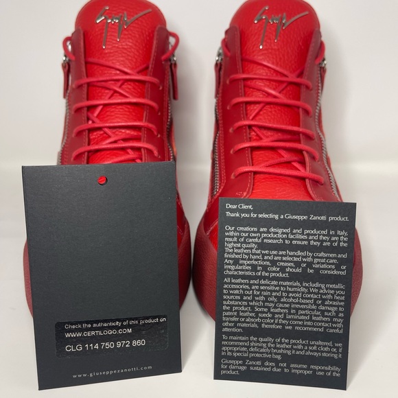 Guiseppe Zanotti Red Size 43 - Picture 7 of 14